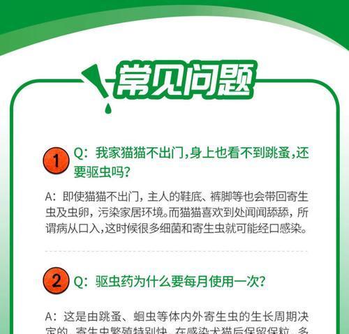 猫咪的外虫防治措施（猫咪外虫防治的重要性及注意事项）