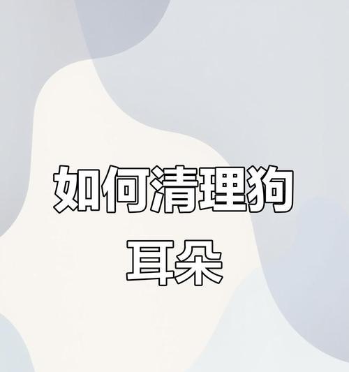 狗狗耳毛的处理（清理狗狗耳毛的重要性及正确方法）