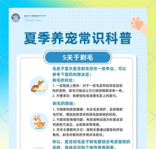 剃掉小狗胎毛需注意的三点（以铲屎官剃毛引发皮肤病的教训与防范措施）