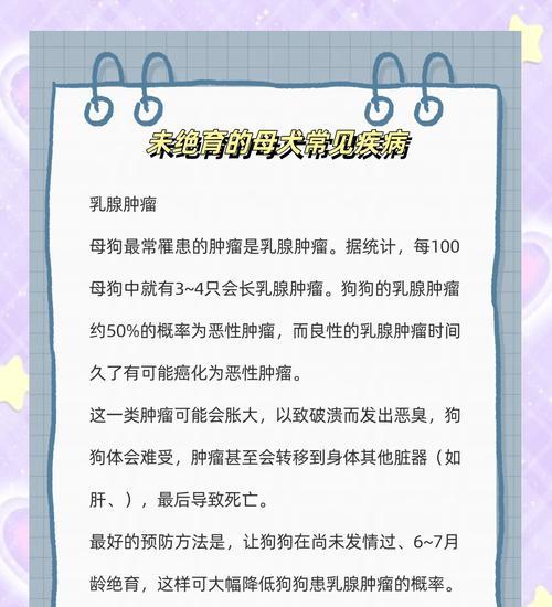 狗公绝育的负面影响——削弱狗狗的健康和行为特征（了解狗公绝育的危害，做出明智的决策）